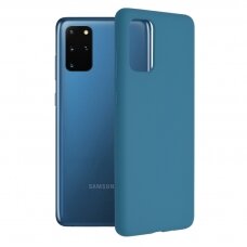 [Užsakomoji prekė] Dėklas skirtas Samsung Galaxy S20 Plus 4G / S20 Plus 5G - Techsuit Soft Edge Silicone - Denim Mėlynas