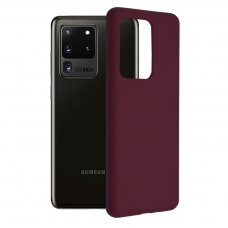 [Užsakomoji prekė] Dėklas Samsung Galaxy S20 Ultra 4G / S20 Ultra 5G - Techsuit Soft Edge Silicone - Violetinis