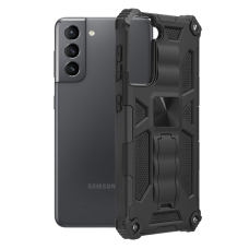 [Užsakomoji prekė] Telefono dėklas Samsung Galaxy S21 5G - Techsuit Blazor Series - Juodas QWR492