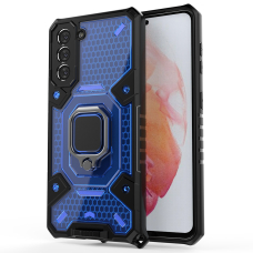 [Užsakomoji prekė] Dėklas skirtas Samsung Galaxy S21 FE 5G - Techsuit Honeycomb Armor - Mėlynas FET712
