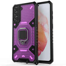 [Užsakomoji prekė] Dėklas skirtas Samsung Galaxy S21 FE 5G - Techsuit Honeycomb Armor - Rožinis-Violetinė FET712