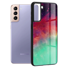 [Užsakomoji prekė] Dėklas skirtas Samsung Galaxy S21 Plus 5G - Techsuit Glaze Series - Fiery Ocean VOS129