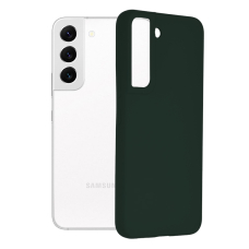 [Užsakomoji prekė] Telefono dėklas Samsung Galaxy S22 5G - Techsuit Soft Edge Silicone - Tamsiai Žalias DRE653