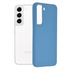 [Užsakomoji prekė] Dėklas skirtas Samsung Galaxy S22 5G - Techsuit Soft Edge Silicone - Denim Mėlynas