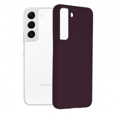 [Užsakomoji prekė] Dėklas skirtas Samsung Galaxy S22 5G - Techsuit Soft Edge Silicone - Plum Violetinė