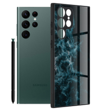 [Užsakomoji prekė] Dėklas skirtas Samsung Galaxy S22 Ultra 5G - Techsuit Glaze Series - Mėlynas Nebula JPA754