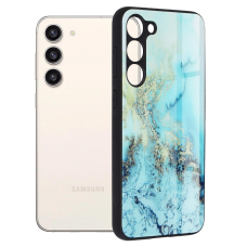 [Užsakomoji prekė] Dėklas skirtas Samsung Galaxy S23 Plus - Techsuit Glaze Series - Mėlynas Ocean