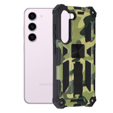[Užsakomoji prekė] Dėklas skirtas Samsung Galaxy S23 - Techsuit Blazor Series - Camo Žalias YKR801