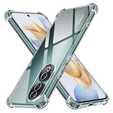 Akcija! Dėklas Samsung Galaxy S24 - Techsuit Shockproof Clear Silicone - Permatomas
