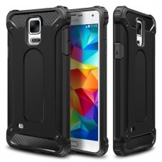 [Užsakomoji prekė] Dėklas skirtas Samsung Galaxy S5 G900 Techsuit Hybrid Armor - Juodas