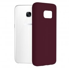 [Užsakomoji prekė] Dėklas skirtas Samsung Galaxy S7 Edge - Techsuit Soft Edge Silicone - Plum Violetinė