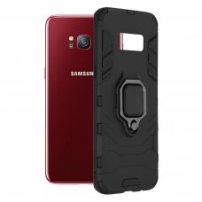 [Užsakomoji prekė] Telefono dėklas Samsung Galaxy S8 - Techsuit Silicone Shield - Juodas