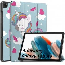 [Užsakomoji prekė] Dėklas Samsung Galaxy Tab A9 - Techsuit FoldPro - Unicorn