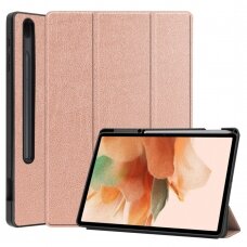 [Užsakomoji prekė] Dėklas Samsung Galaxy Tab S7 Plus / S8 Plus / S7 FE - Techsuit FoldPro - Rožinis