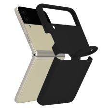 [Užsakomoji prekė] Dėklas skirtas Samsung Galaxy Z Flip3 5G - Techsuit Soft Edge Silicone - Juodas