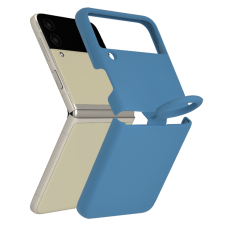 [Užsakomoji prekė] Dėklas skirtas Samsung Galaxy Z Flip3 5G - Techsuit Soft Edge Silicone - Denim Mėlynas