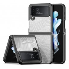 [Užsakomoji prekė] Telefono dėklas Samsung Galaxy Z Flip4 - Dux Ducis Aimo Series - Juodas