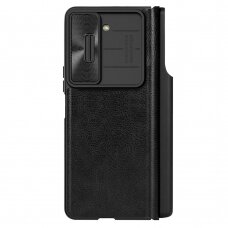 [Užsakomoji prekė] Dėklas Samsung Galaxy Z Fold5 - Nillkin QIN Pro Leather Case - Juodas