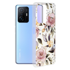 [Užsakomoji prekė] Dėklas skirtas Xiaomi 11T / 11T Pro - Techsuit Marble Series - Chloe Baltas