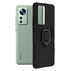 [Užsakomoji prekė] Dėklas skirtas Xiaomi 12 / 12X - Techsuit Silicone Shield - Juodas