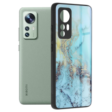 [Užsakomoji prekė] Dėklas skirtas Xiaomi 12 - Techsuit Glaze Series - Mėlynas Ocean