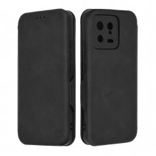 [Užsakomoji prekė] Dėklas Xiaomi 13 - Techsuit Safe Wallet Plus - Juodas