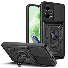 [Užsakomoji prekė] Telefono dėklas Xiaomi Redmi Note 12 5G / Poco X5 - Techsuit CamShield Series - Juodas