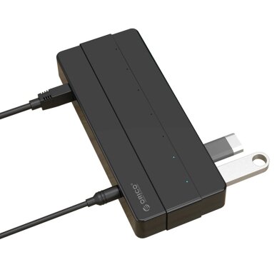 USB šakotuvas Hub Orico H7928-U3-V1 7x USB-A 3.0 – juodas 3