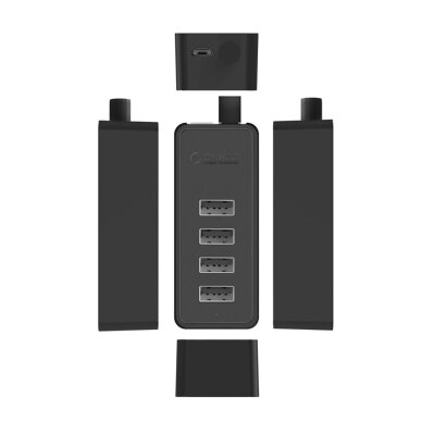 USB šakotuvas Hub Orico W5P-U2-100 4x USB-A 2.0 + microUSB 5V 1m – juodas 2 USB šakotuvas Hub Orico W5P-U2-100 4x USB-A 2.0 + microUSB 5V 1m – juodas 2