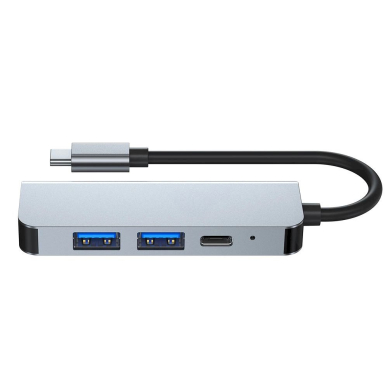 HUB Tech-Protect V2 4in1 USB-C - USB-A 3.0 / USB-A 2.0 / USB-C / HDMI - pilkas 6 HUB Tech-Protect V2 4in1 USB-C - USB-A 3.0 / USB-A 2.0 / USB-C / HDMI - pilkas 6