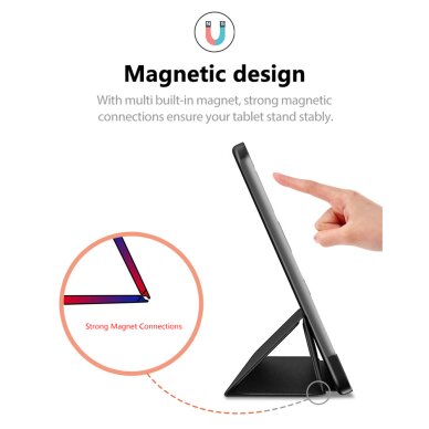 Akcija! Dėklas skirtas Amazon Fire HD 10 (2017/2019) - Techsuit FoldPro - Juodas  4