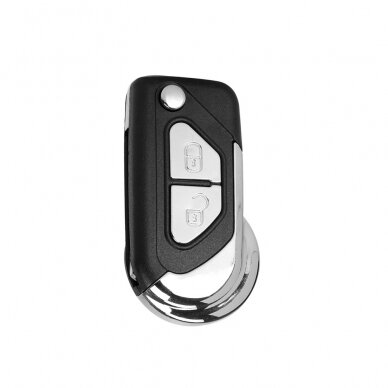 [Užsakomoji prekė] Dėklas raktui Citroen Berlingo, C1, C2, C3 - Techsuit Car Key Case (1021.04) - Juodas 4