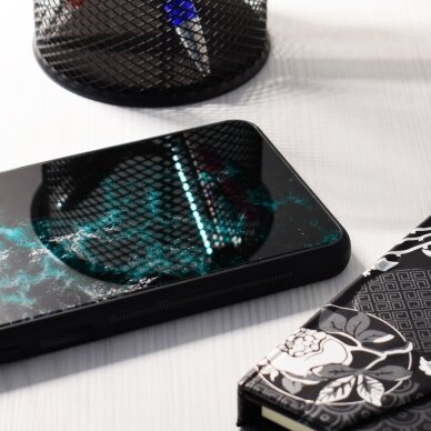 [Užsakomoji prekė] Telefono dėklas Honor Magic5 Lite - Techsuit Glaze Series - Mėlynas Nebula  1