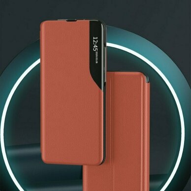 [Užsakomoji prekė] Dėklas skirtas Huawei P30 lite / P30 lite New Edition - Techsuit eFold Series - Oranžinis 5