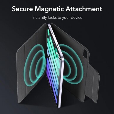 [Užsakomoji prekė] Dėklas iPad mini 6 (2021) - ESR Rebound Magnetic - Juodas 6