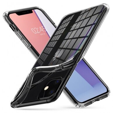 [Užsakomoji prekė] Dėklas skirtas iPhone 11 - Spigen Liquid Crystal - permatomas  5