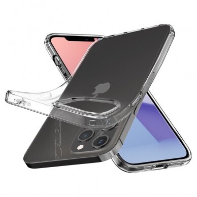 [Užsakomoji prekė] Dėklas skirtas iPhone 12 Pro Max - Spigen Liquid Crystal - permatomas  2