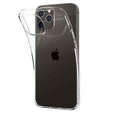 [Užsakomoji prekė] Dėklas skirtas iPhone 12 Pro Max - Spigen Liquid Crystal - permatomas  5