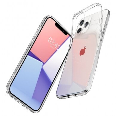 [Užsakomoji prekė] Dėklas skirtas iPhone 12 Pro Max - Spigen Liquid Crystal - permatomas  6