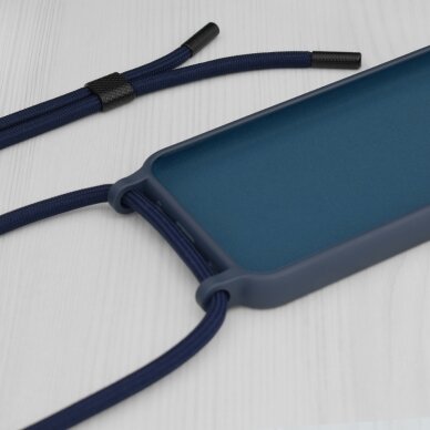 [Užsakomoji prekė] Dėklas skirtas iPhone 12 Pro Max - Techsuit Crossbody Lanyard - Mėlynas  3