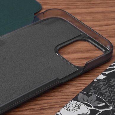 [Užsakomoji prekė] Dėklas skirtas iPhone 12 Pro Max - Techsuit eFold Series - Tamsiai Žalias  2