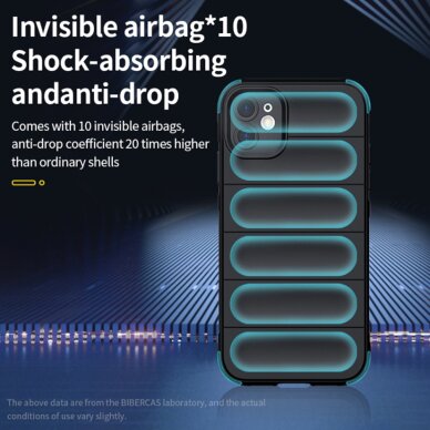 Akcija! Dėklas iPhone 12 Pro - Techsuit Magic Shield - Žalias  5