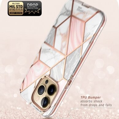 [Užsakomoji prekė] Dėklas skirtas iPhone 13 Pro Max - I-Blason Cosmo - Marble 3