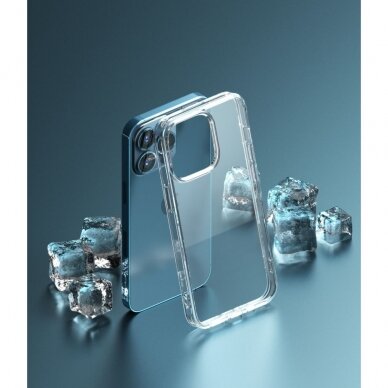 [Užsakomoji prekė] Dėklas skirtas iPhone 13 Pro - Ringke Fusion - permatomas 4