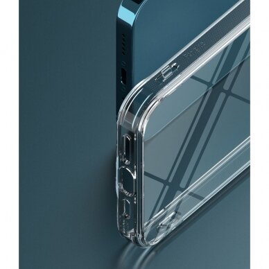 [Užsakomoji prekė] Dėklas skirtas iPhone 13 Pro - Ringke Fusion - permatomas 5