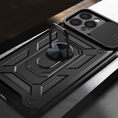 [Užsakomoji prekė] Dėklas skirtas iPhone 13 Pro - Techsuit CamShield Series - Juodas  1