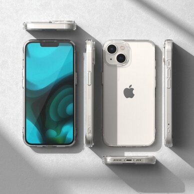 [Užsakomoji prekė] Dėklas skirtas iPhone 14 Plus - Ringke Fusion - permatomas  3