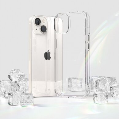 [Užsakomoji prekė] Dėklas skirtas iPhone 14 Plus - Ringke Fusion - permatomas  5