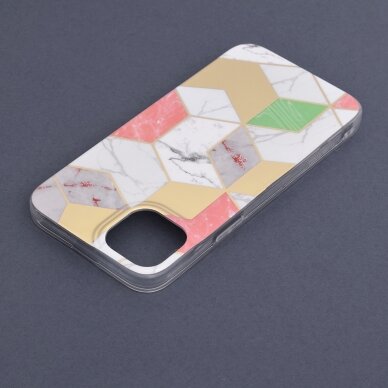 [Užsakomoji prekė] Dėklas skirtas iPhone 14 Plus - Techsuit Marble Series - Violetinis Hex  5