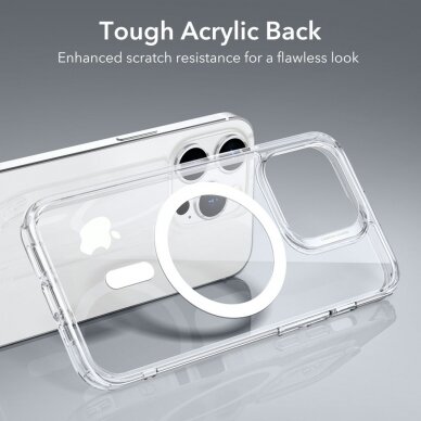 [Užsakomoji prekė] Dėklas skirtas iPhone 14 Pro Max - ESR Classic Hybrid HaloLock - permatomas  1